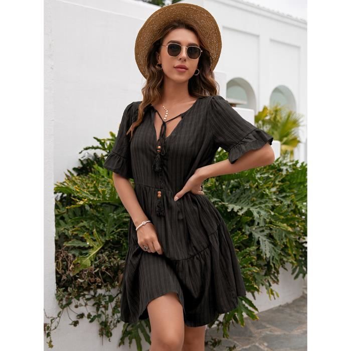 Robe longue femme printemps best sale
