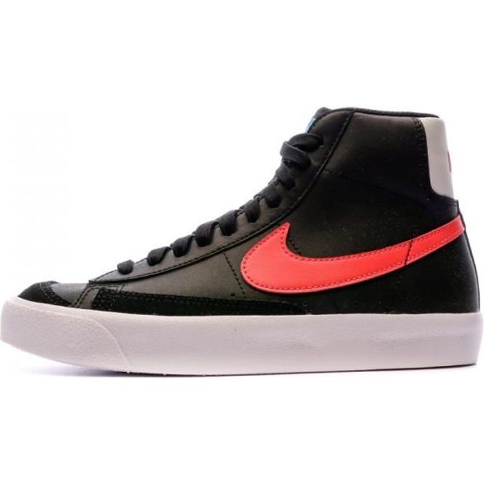 Blazer Mid 77 Baskets Noir Femme Nike Black Cdiscount Chaussures