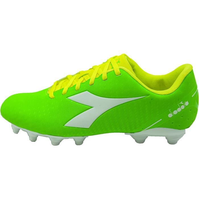 Crampons Diadora Pichichi 2 MDPU JR – Noir Et Orange – Taille 10 – Jeunesse (Neufs)