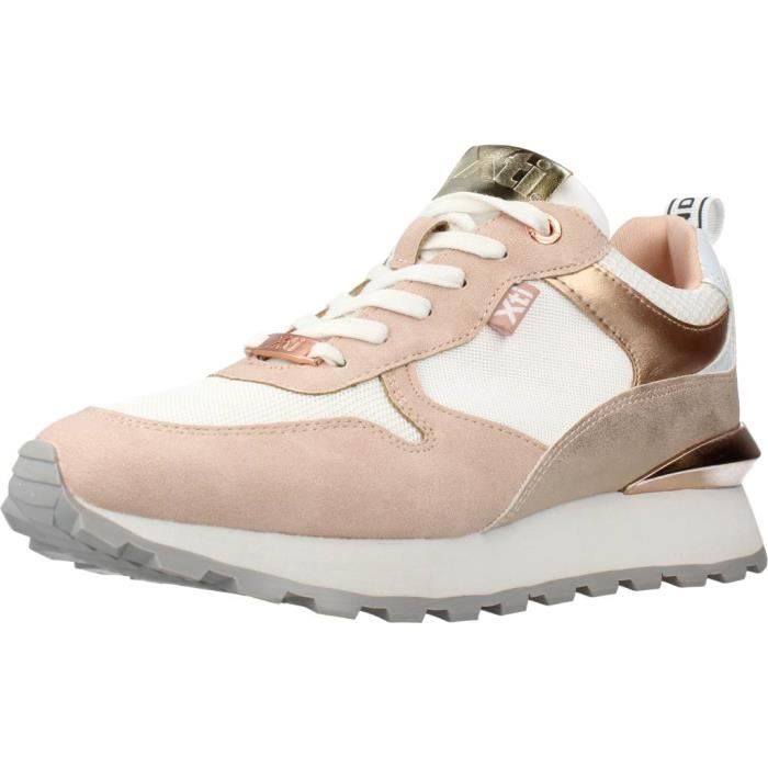 XTI Basket - XTI - 135097 - Femme - Rose - Lacets