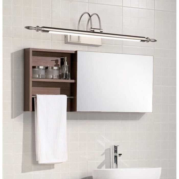 Moderne Led Applique Mural Nickel Lampe Pour Mirior Eclairage De Salle De Bain Miroir Avant Garde Robe Tableaux Luminaire Cdiscount Maison
