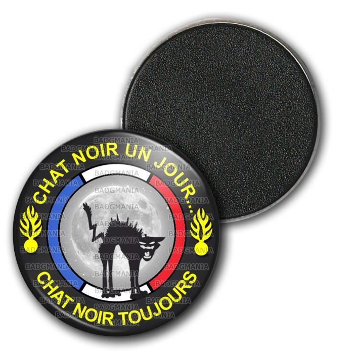 Magnet Aimant Frigo 2 5 Cm Ecusson Chat Noir Un Jour Chat Noir Toujours Ecriture Jaune Chat Sur Lune Achat Vente Aimants Magnets Cdiscount