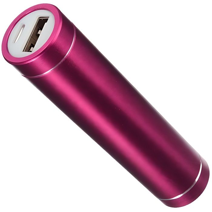 Batterie Chargeur Externe pour IPHONE 8 PLUS (+) APPLE Universel Power Bank 2600mAh Secours - Couleur:ROSE