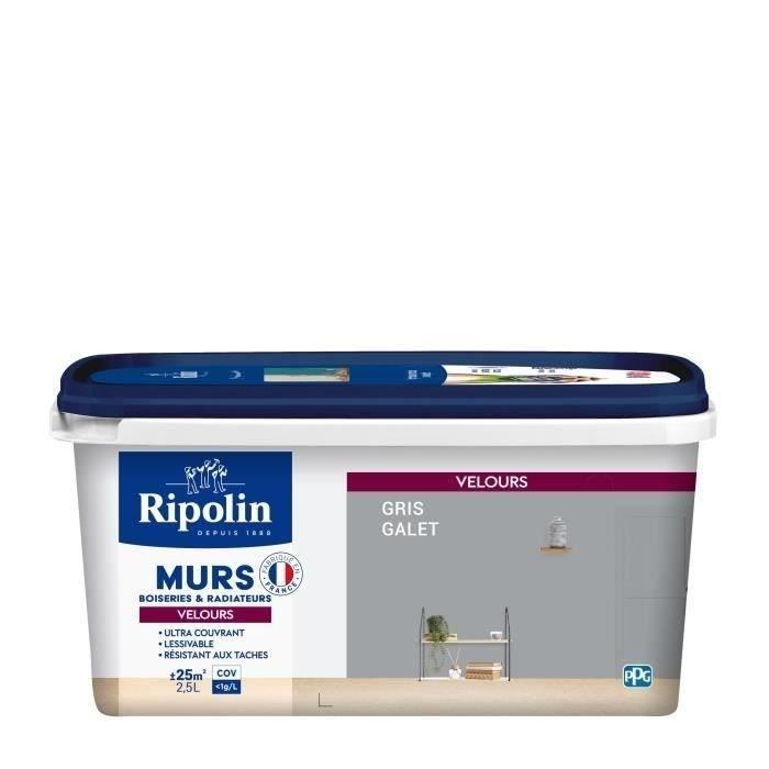 RIPOLIN Peinture Couleur Velours pour Murs Boiseries Radiateurs - vue 4