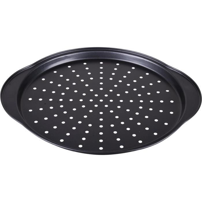 Grille à Pizza Ronde En Aluminium - Diamètre 20cm, Pour Four Et Barbecue, Facile à Nettoyer