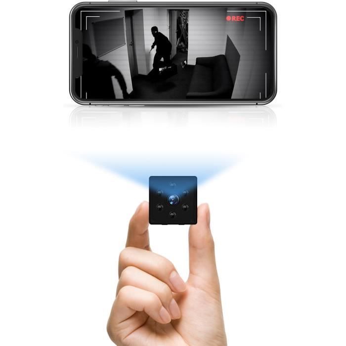 Mini Caméra De Surveillance 4K Hd Mini Caméra De Surveillance En Direct Pour Téléphone Portable App Caméra De Surveillance [J197]