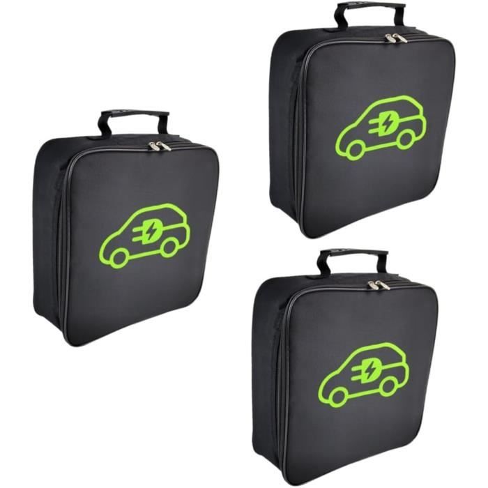 Lot De 3 Sacs De Rangement Câbles Transparents - Porte-clés Inclus, Pour Voyage, écouteurs, Chargeurs