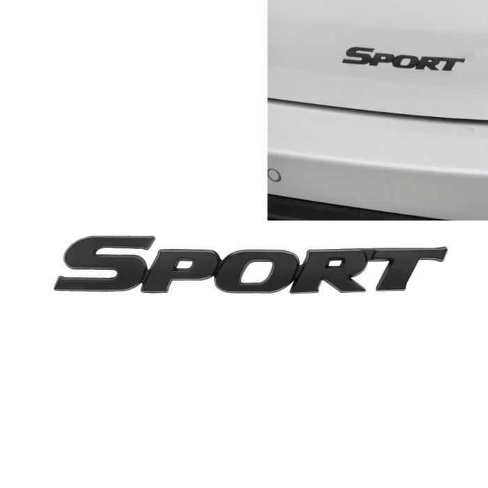 SENZEAL SPORT Emblème Sticker Logo 3D pour Voiture Insigne Métal Marque  Autocollant Décoration - Cdiscount Auto