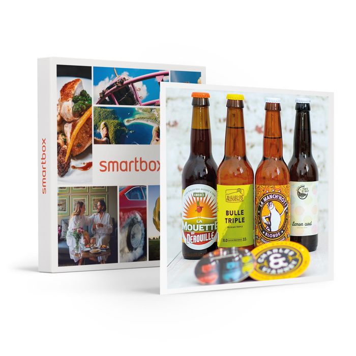 Smartbox - Coffret de bières à savourer chez soi - Coffret Cadeau | 6 assortiments