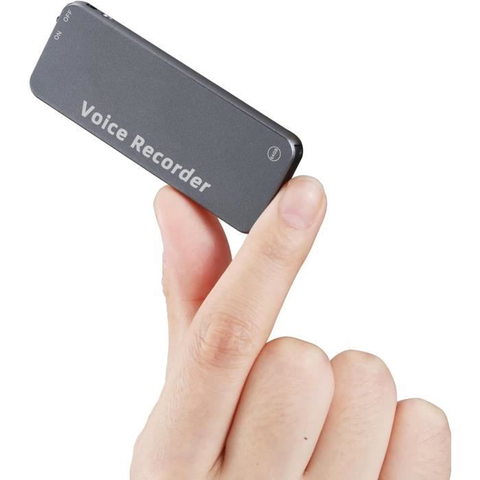 Dictaphone Numérique 64 Go Vicloon - Enregistrement HD, Réduction De Bruit, USB-C, Pour Cours, Réunions, Interviews - 3