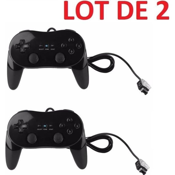 2 X Manette contrôleur Classic Pro pour Nintendo Wii Wii U 1 20 –