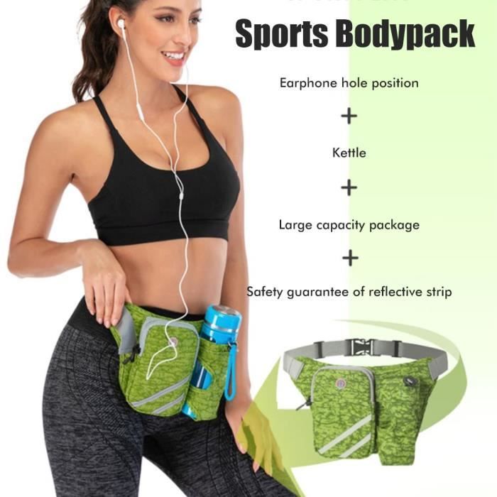 Sac Banane Ceinture D'hydratation Avec Porte-bouteille D'eau