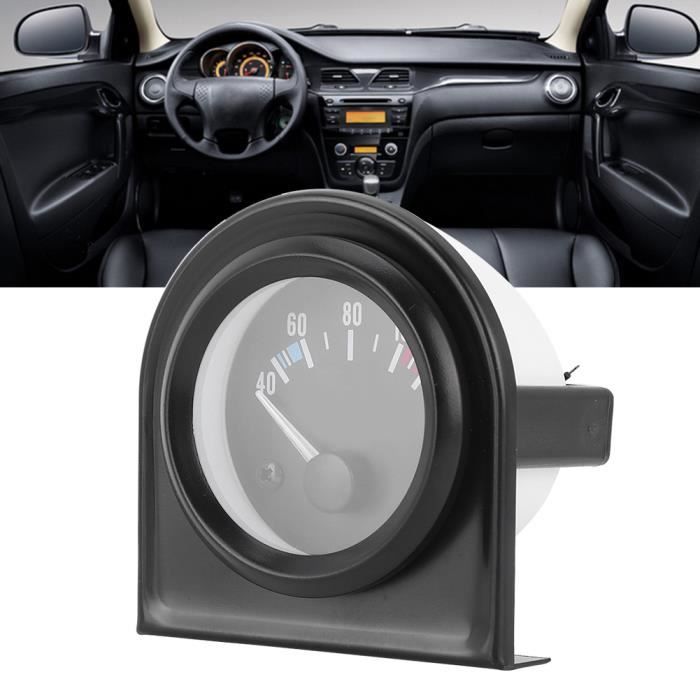 Indicateur Jauge Température Eau 52mm 40-120°C Étanché IP67 Avec Rétroéclairage 12V/24V