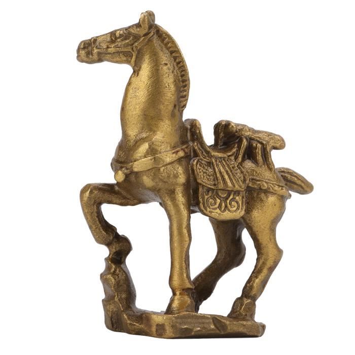 Étriers En Laiton Vintage Forme Cheval - Repose-pieds Collection, Origine Inde, Pré-1800