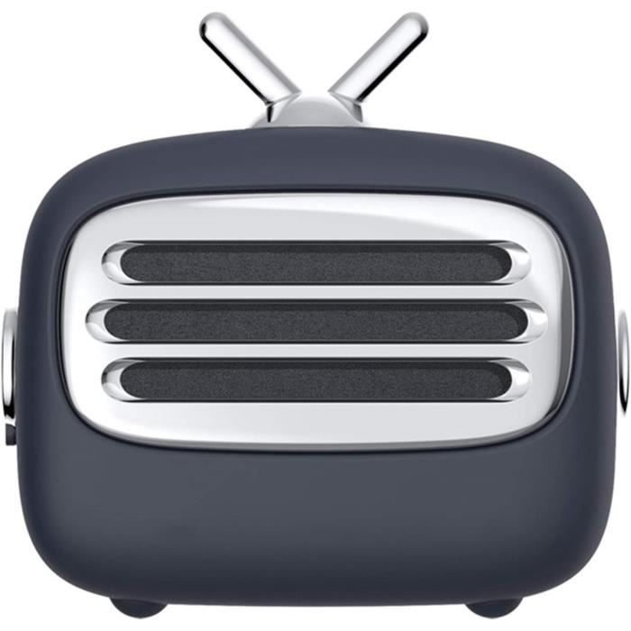Enceinte Bluetooth Favorever W06 - Design Rétro - Radio FM - Brun Clair - 600g