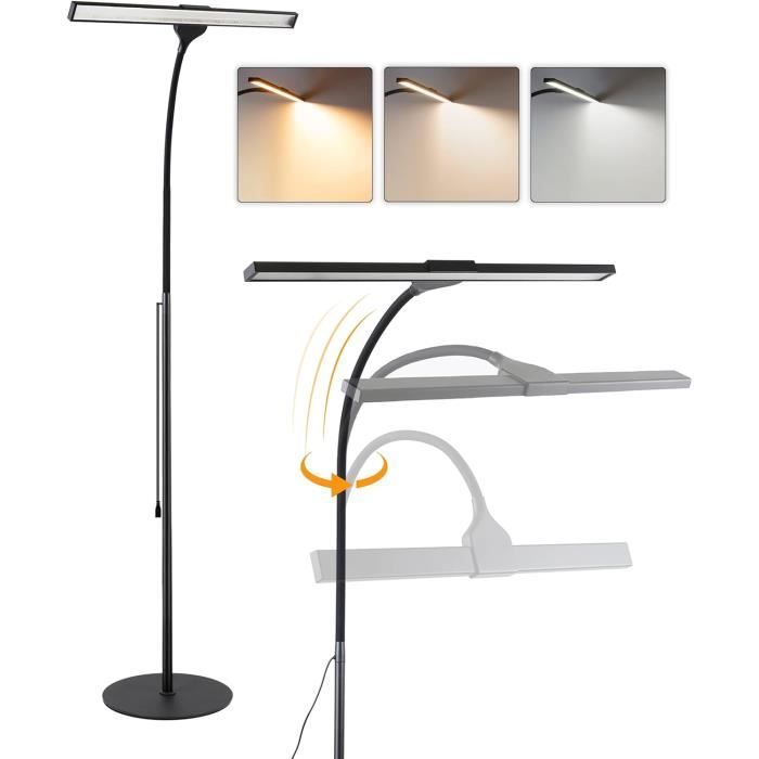 Lampe Murale LED Courbée 60 cm - Veilleuse Moderne Lumière Chaude Douce, Décoration pour Escalier/Salon/Corridor (Lampe de Chevet) | Leroy Merlin