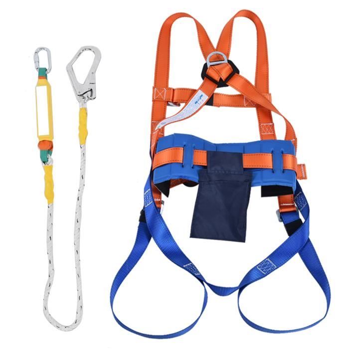 Corde De Sécurité Anti-Chute 3m - Contrôle Automatique - Pour Électricien/Travail En Hauteur - Haute Résistance