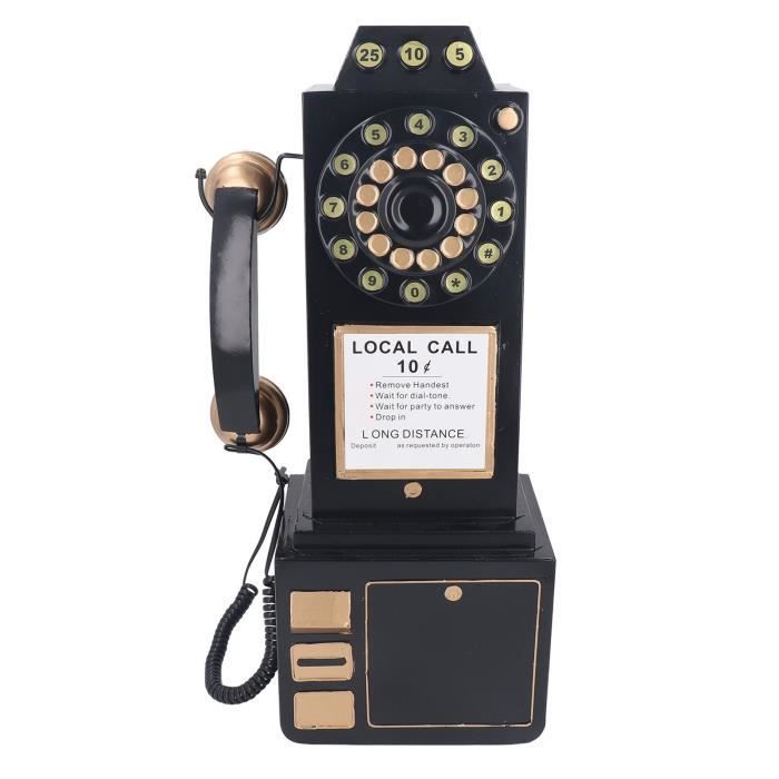 Téléphone Mural Vintage Northern Electric – Années 70 à Cadran (Fonctionnel)