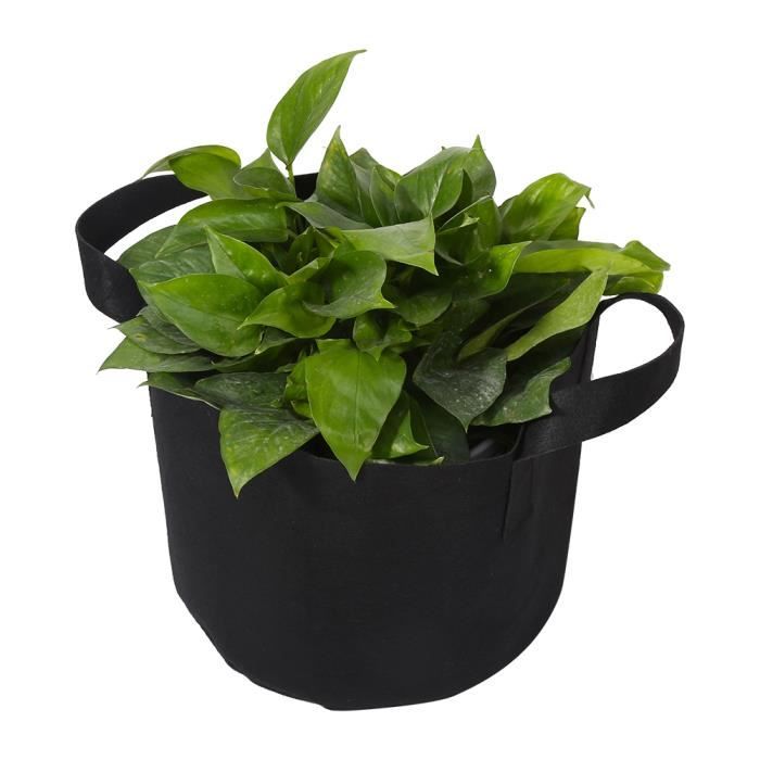 X.2 Nouveau Noir Milano Grande Tall JARDINIERE Carré Plastique Jardin Fleur Plante Pots