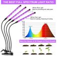 Lampe de Croissance pour Plantes, Lampe pour Plante, 5 Niveaux à variation réglable LED Plante Lampe, 80 LEDs Lampe Horticole -1