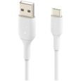 BELKIN - cable - Cable USB-A to USB-C 2M, White-1