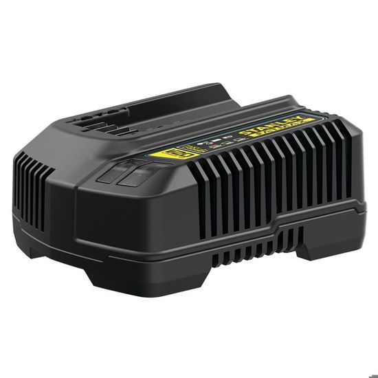 Stanley Fatmax SFMCB121D1 QW Chargeur V20 Li-ion 18 V 2 A Et Adaptateur