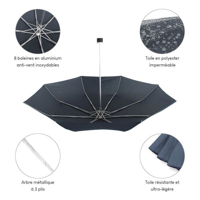 Parapluie ultra compact et résistant Anti vent et retournement — free download