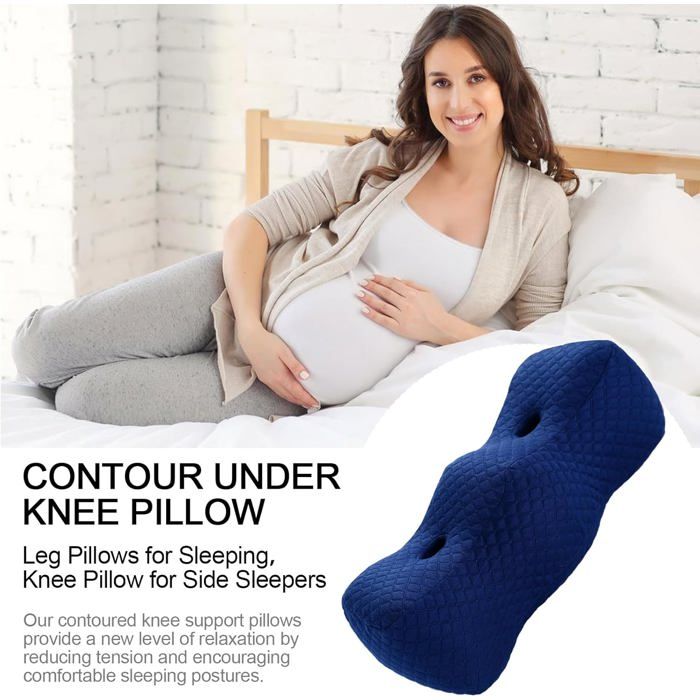Coussin Repose-pieds Inclinable - 58x25x10cm, Polyester, Pour Canapé, Chaise, Soutien Genoux Et Jambes