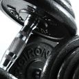 PROIRON Haltères - Ensemble d'haltères musculation réglable en fonte de 20 kg avec barre d'extension pour Entraînement musculaire-2