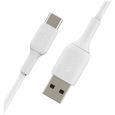 BELKIN - cable - Cable USB-A to USB-C 2M, White-2