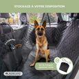 Housse de siège Auto pour Chiens et chats Mobiclinic lit pour chien surélevé Imperméable Poche latérale Sangles réglables Sammy-2
