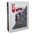 Modiano "TEXAS POKER HOLD EM" - Jeu de 55 cartes 100% plastique – format poker - 2 index jumbo Noir-2