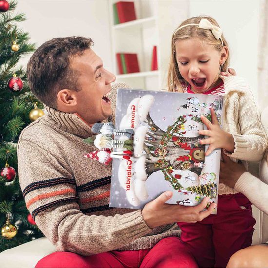 Calendrier De L'Avent 2025 Gnome De Noël Calendrier De L'Avent Enfant Avec 24 Figurines Surprises En Silicone Et Peluche Calendrier - Maison