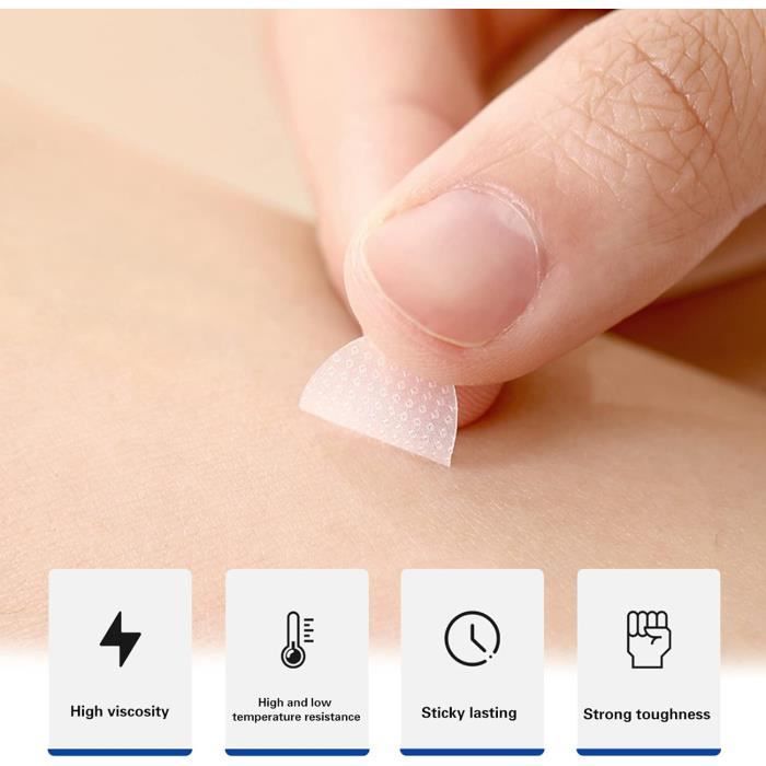 TPZORJX 200Pcs Patchs Adhésifs Invisibles Pour Lobe D'Oreille, Soutien Du Lobe D'oreille Imperméables Stabilisateurs Lourds Réduit La Pression Sur Les Boucles D'oreilles