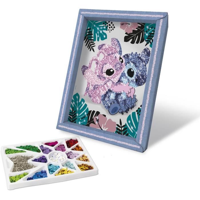 Kit Sequins Lansay – Tableau Tigre à Paillettes – Activités Manuelles Dès 7 Ans