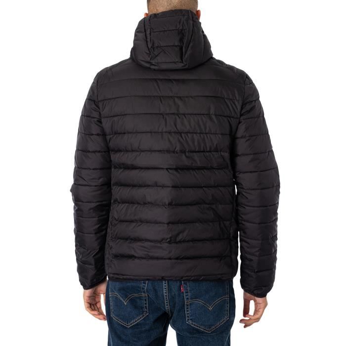 Veste matelassee Lombardy Ellesse Homme Noir Noir Cdiscount Pret a Porter