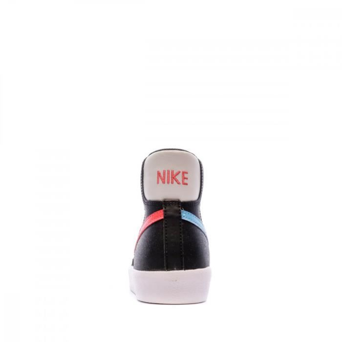 Blazer Mid 77 Baskets Noir Femme Nike Black Cdiscount Chaussures