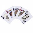 Modiano "TEXAS POKER HOLD EM" - Jeu de 55 cartes 100% plastique – format poker - 2 index jumbo Noir-3
