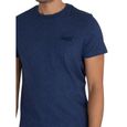 Superdry Pour des hommes T-shirt à logo brodé Vintage, Bleu-3