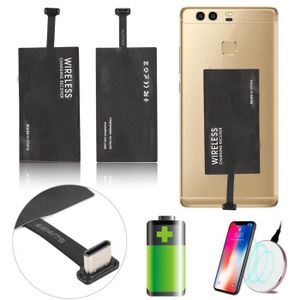 Récepteur De Charge Sans Fil USB-C - Compatible Avec La Plupart Des Téléphones Android - Noir - 8