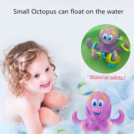 Jouet De Bain Bebe Jouets De Bain Pour Bebe Jeu D Eau Amusant Jeu De Lancer D Anneau Flottant Baignoire Piscine Type Purple Cdiscount Puericulture Eveil Bebe
