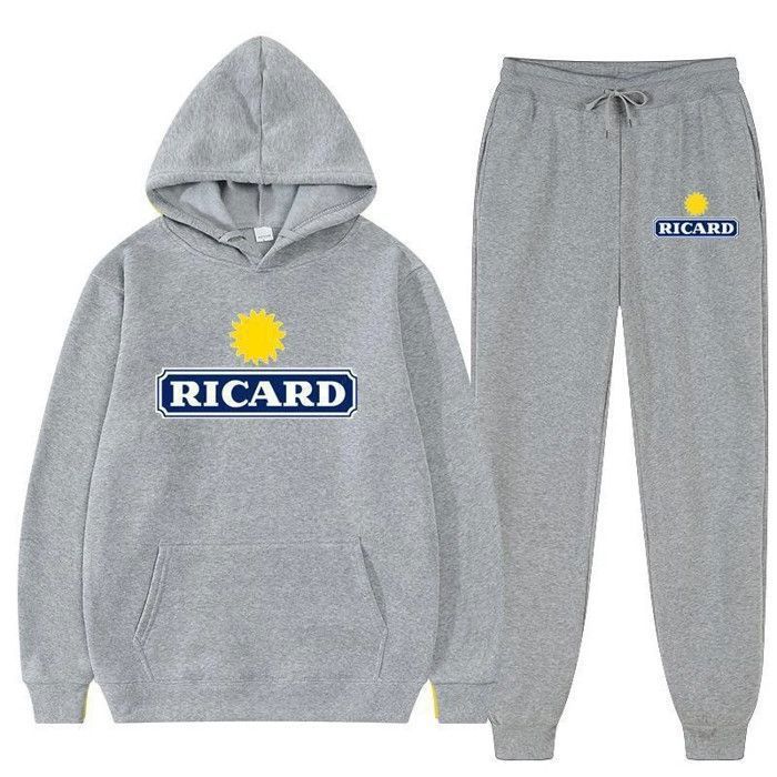 Ricard Ensemble sweat a capuche et pantalon pour homme et femme sweat shirt decontracte pull respirant vetements Rouge C1862 Blanc Cdiscount Pret a Porter