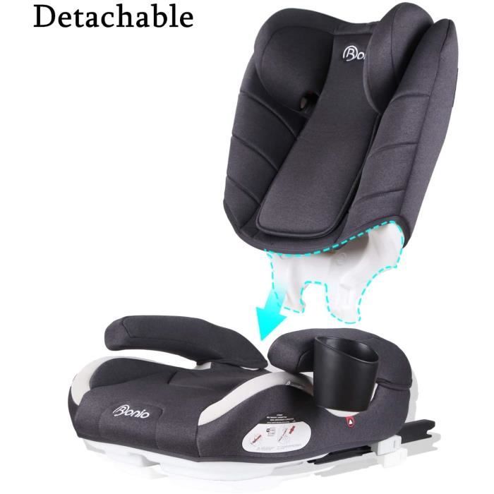 Siège Auto Groupe 2-3 (15 à 36 kg), Adapté aux Voitures Avec ou Sans  ISOFIX, De 3 Ans à 12 Ans Environ, ECE R44-04[270] - Achat / Vente siège  auto Siège Auto Groupe 2/3 (15 270 - Cdiscount