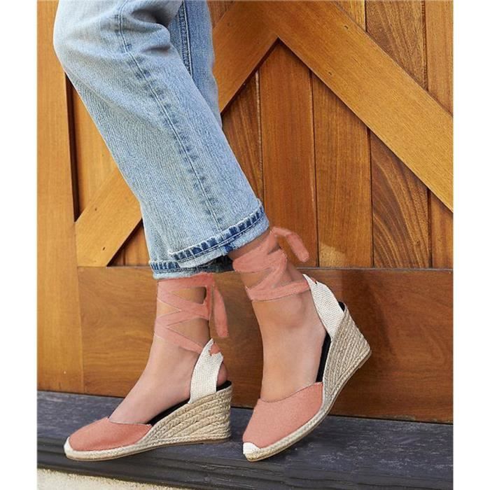 Espadrille 2025 femme talon
