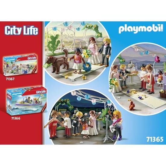 PLAYMOBIL - City Life - Le Mariage - Pavillon de Mariage - Mixte - Autre -  4 ans - Cdiscount Jeux - Jouets