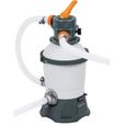 Filtre à sable BESTWAY Flowclear™ 3 028 L/h + pré-filtre  compatible toutes piscines de  1 100 à 18 100 L-0