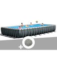 Kit piscine tubulaire Intex Ultra XTR Frame rectangulaire 9,75 x 4,88 x 1,32 m + 20 kg de zéolite-0