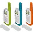Talkie-walkie Motorola T42 Multicouleur (3 pcs)-0