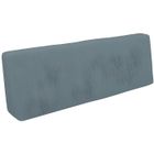 BRAND Coussins palettes Tissu lisse - Bleu - Dossier 120x40 - 100% Polypropylène - Intérieur/Extérieur - POKAR