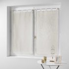 DOUCEUR D'INTERIEUR CDaffaires Paire droite passants 2 x 60 x 160 cm effet lin tisse haltona Naturel